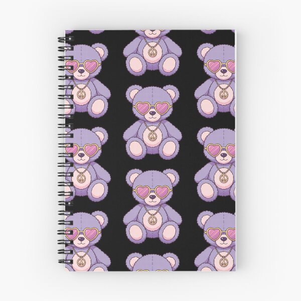 Item preview, Soft Gangster Y2K Teddy Bear in Purple designed and sold by CriaCreative.