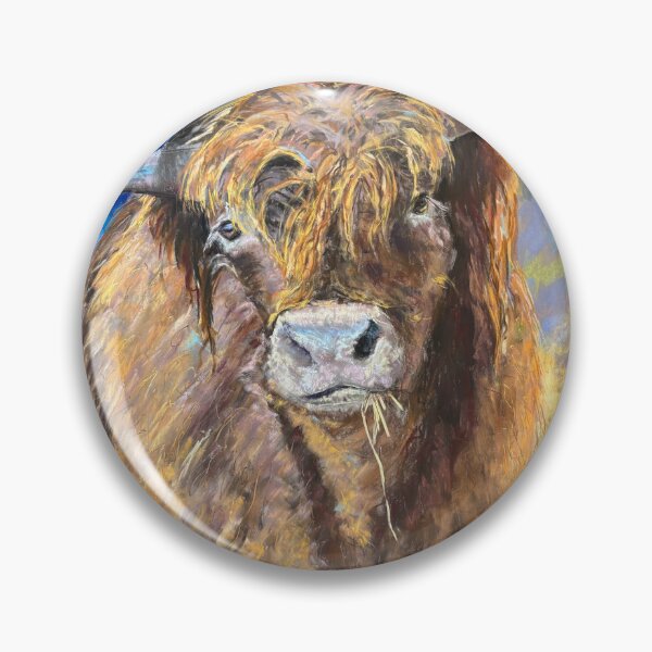 Item preview, Sterling, the Hairy Coo designed and sold by CathiePuaArt.