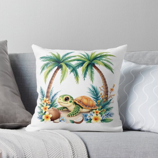 Item preview, turtle on a sandy beach designed and sold by jkrphoto.