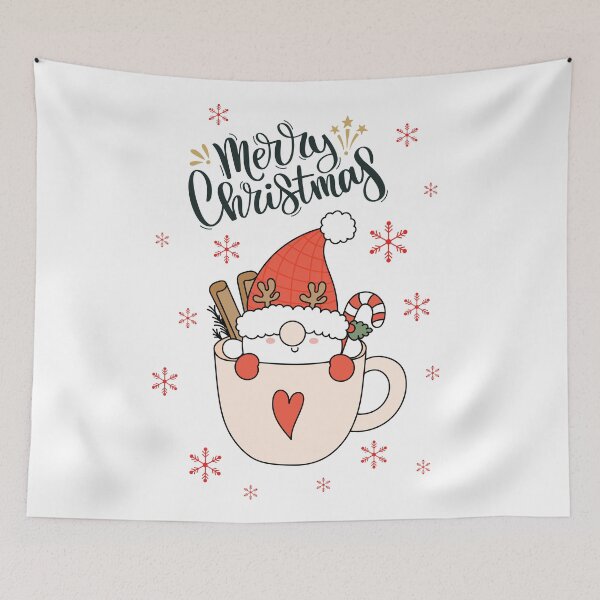 Item preview, Merry Christmas with cute snowflakes and spices designed and sold by Magixa.