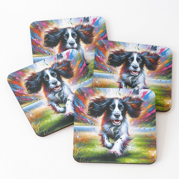 Item preview, English Springer Spaniel Dog Acrylic Print Pet Portrait Pet Lovers designed and sold by Puppy Puzzles Plus.
