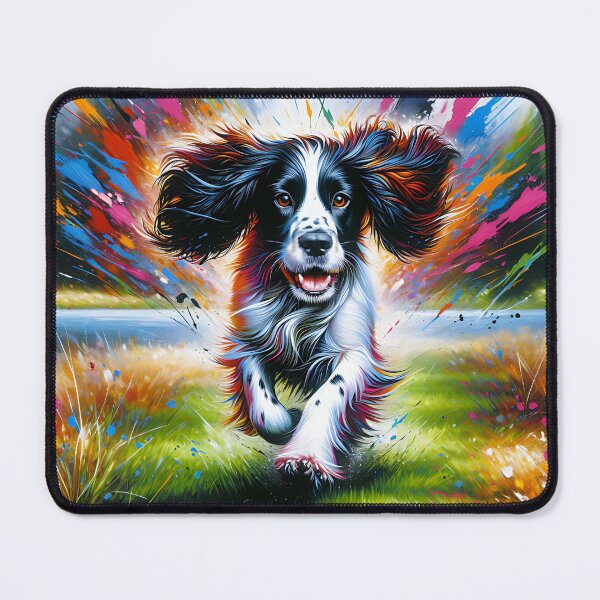 Item preview, English Springer Spaniel Dog Acrylic Print Pet Portrait Pet Lovers designed and sold by Puppy Puzzles Plus.