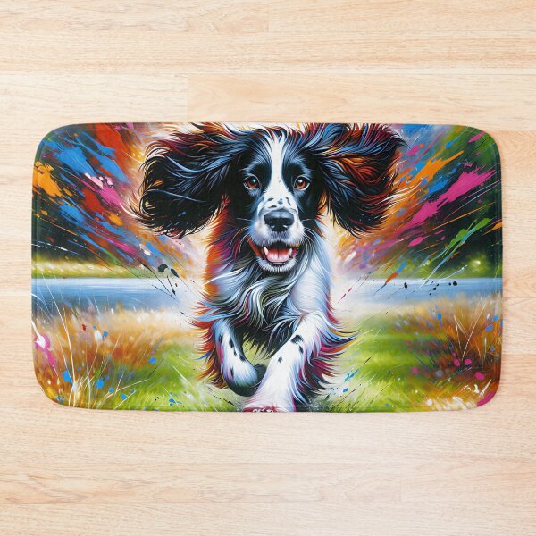 Item preview, English Springer Spaniel Dog Acrylic Print Pet Portrait Pet Lovers designed and sold by Puppy Puzzles Plus.