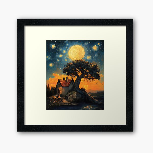 Aperçu de l'œuvre Illustrations inspirées de Vincent van Gogh créée et vendue par VISIONARTIST.