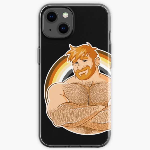 ADAM LIKES CROSSING ARMS - BEAR PRIDE - GINGER EDITION iPhone Soft Case