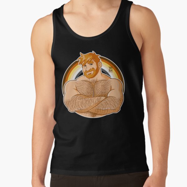 ADAM LIKES CROSSING ARMS - BEAR PRIDE - GINGER EDITION Tank Top