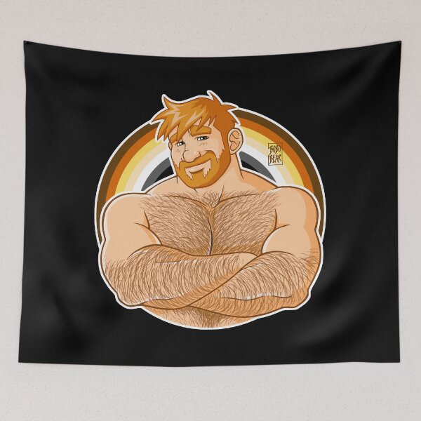 Item preview, ADAM LIKES CROSSING ARMS - BEAR PRIDE - GINGER EDITION designed and sold by bobobear.