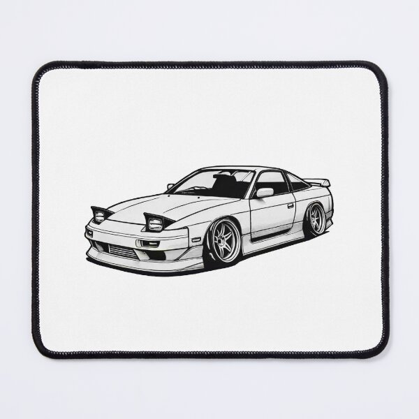 Item preview, Nissan 240sx Line Drawing designed and sold by Slammed Sketches.