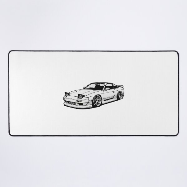 Item preview, Nissan 240sx Line Drawing designed and sold by Slammed Sketches.