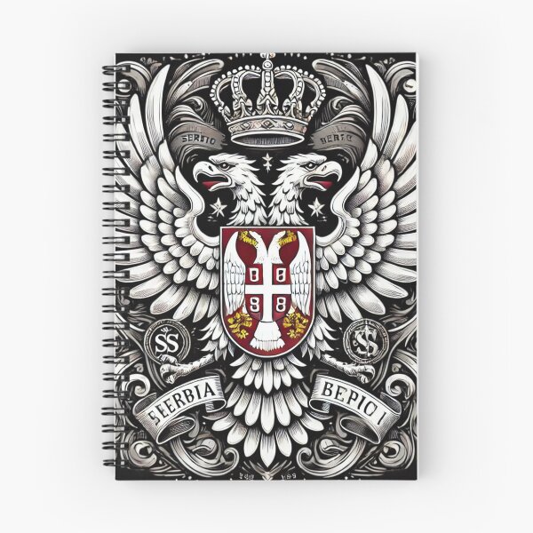 Item preview, Serbian Coat of Arms - Majestic Modern Design designed and sold by DreamLabStudio.