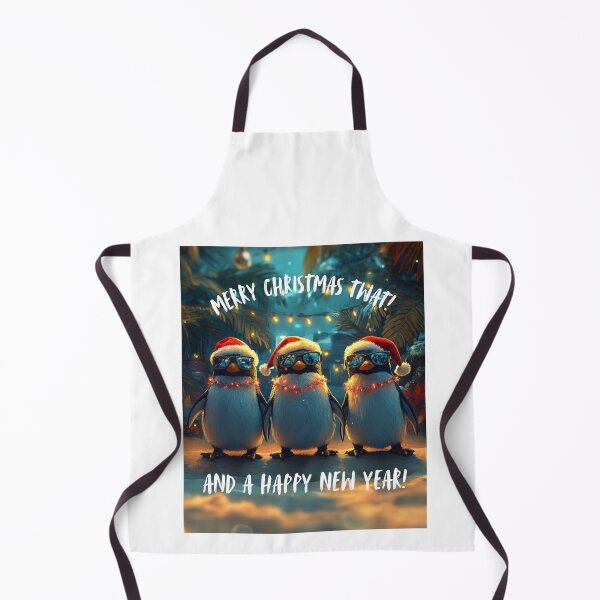 Item preview, Funny Christmas Penguins Design - Merry Christmas & Happy New Year Humour.. designed and sold by Ice Diamond Designs.