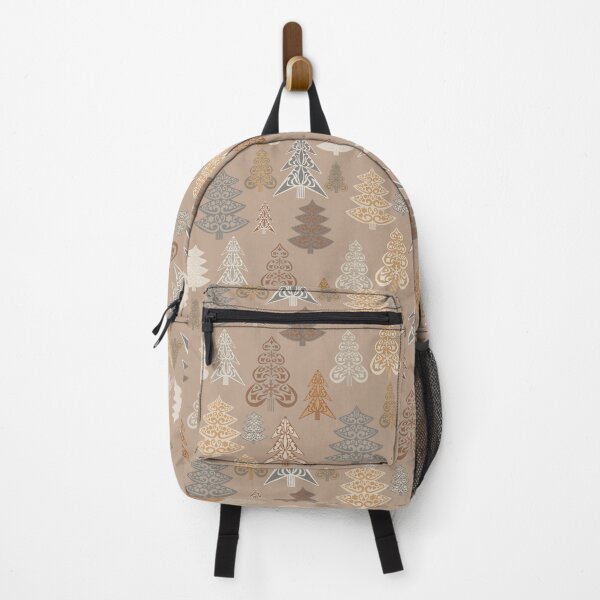 Item preview, Neutral Nordic Christmas Trees Beige Grey Brown designed and sold by GenAumonier.