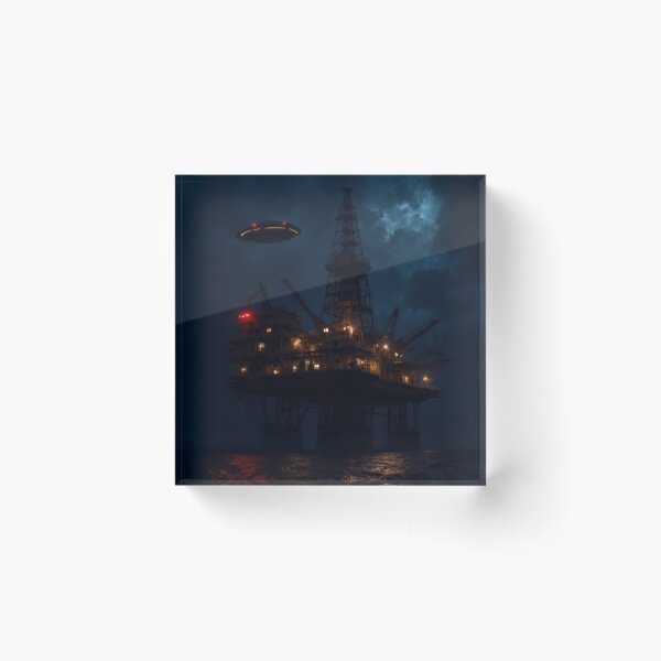 Item preview, oil platform ovni designed and sold by renatagirl.