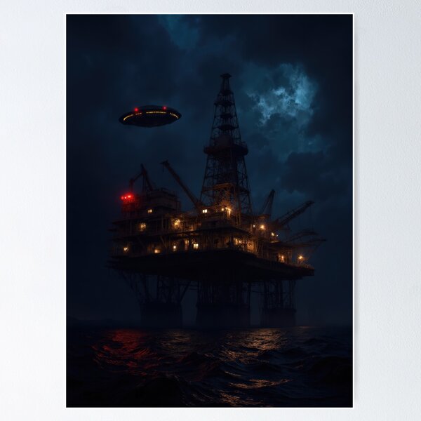 Item preview, oil platform ovni designed and sold by renatagirl.