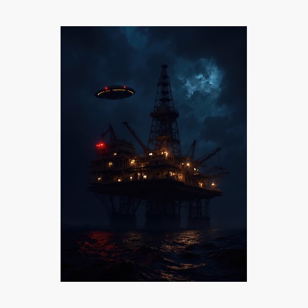 Item preview, oil platform ovni designed and sold by renatagirl.