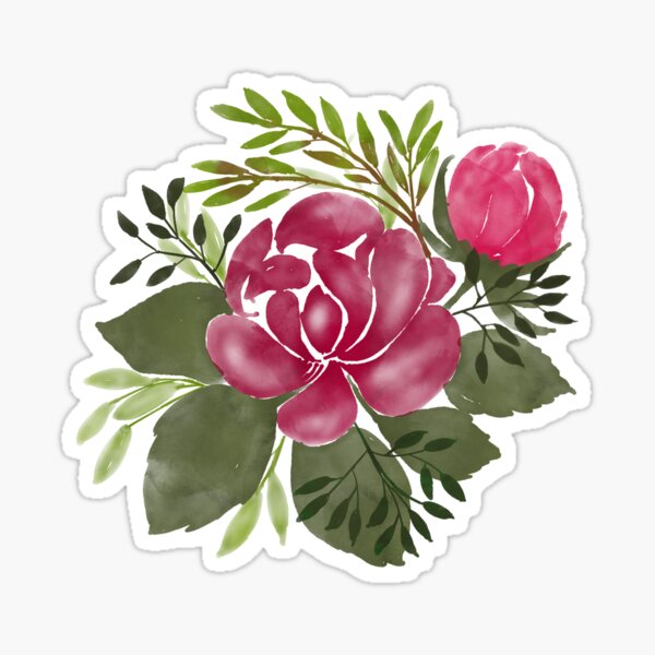 Item preview, Watercolor flower designed and sold by Shadow 0712.