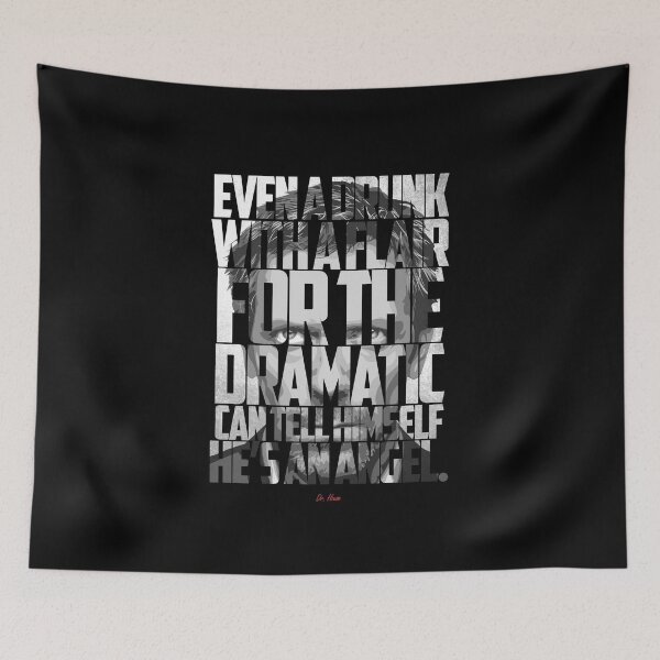Item preview, Black and White Dr. House Mosaic Poster designed and sold by Enea Kelo.