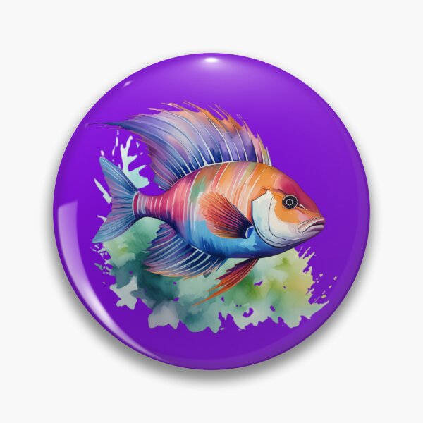 Item preview, Tropical Ocean Fish Watercolor designed and sold by BeachBreezyVA.