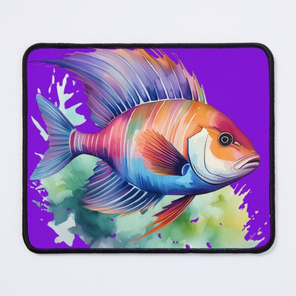 Item preview, Tropical Ocean Fish Watercolor designed and sold by BeachBreezyVA.