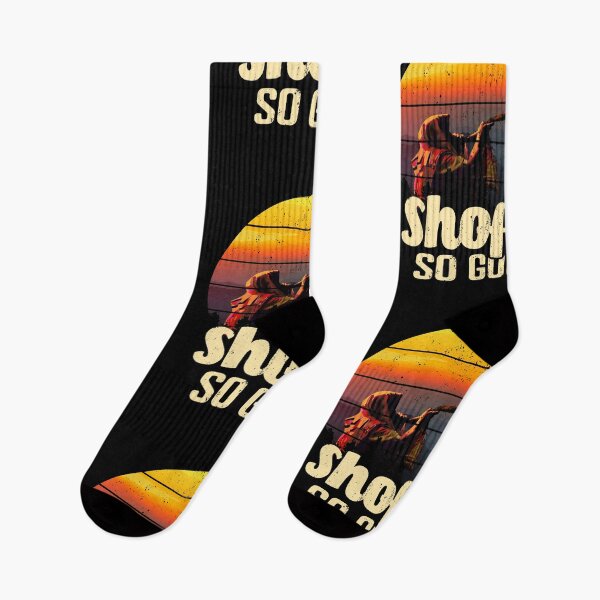 Item preview, Shofar So Good Vintage Sunset Funny Rosh Hashanah designed and sold by NUMAcreations.