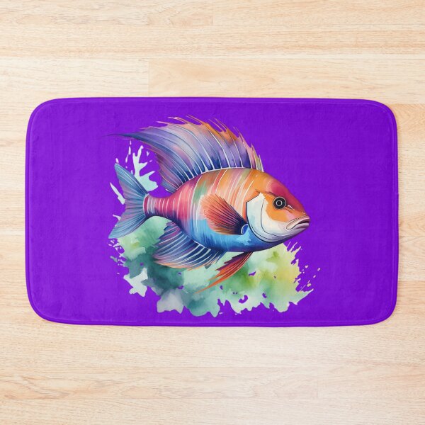 Item preview, Tropical Ocean Fish Watercolor designed and sold by BeachBreezyVA.