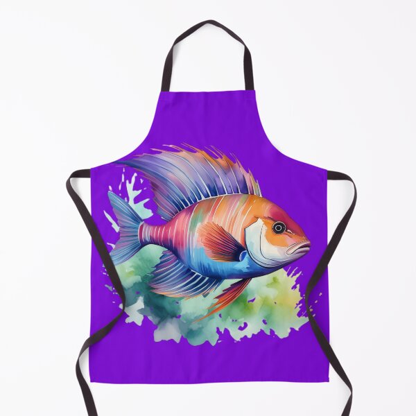 Item preview, Tropical Ocean Fish Watercolor designed and sold by BeachBreezyVA.
