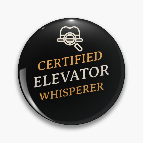 Item preview, Certified Elevator Whisperer Elevator Inspector T-Shirt designed and sold by ThreadSupply.