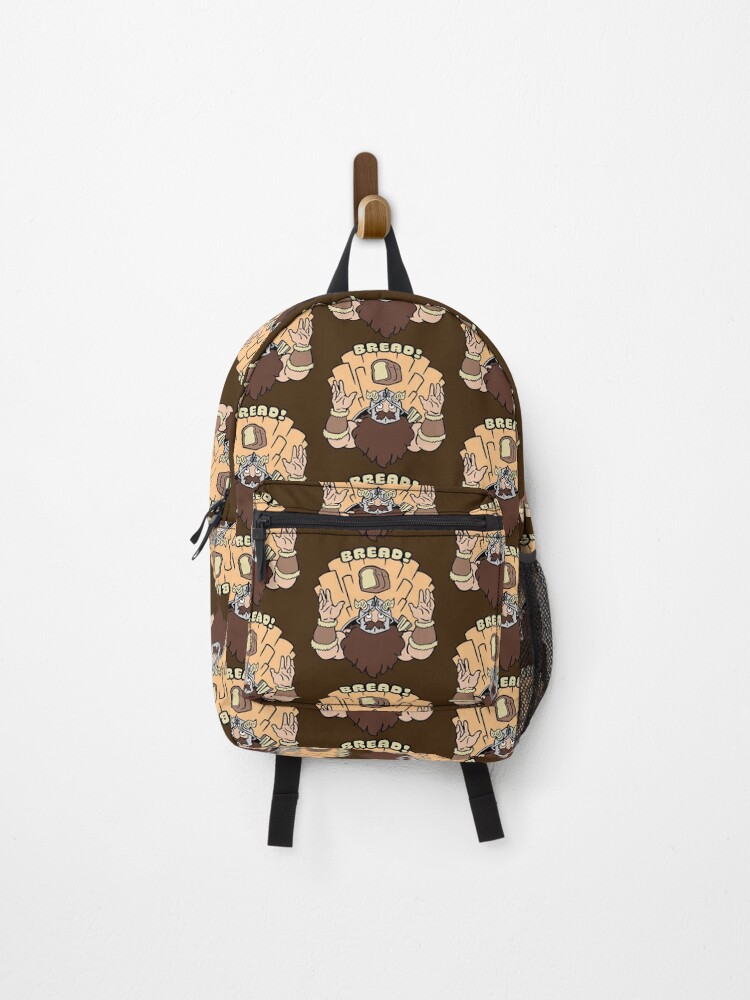 Thumbnail 1 of 3, Backpack, Bread! designed and sold by HighFivePins.