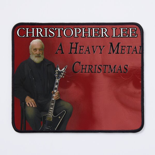 Item preview, Christopher Lee - A Heavy Metal Christmas Album Cover designed and sold by Wutter.
