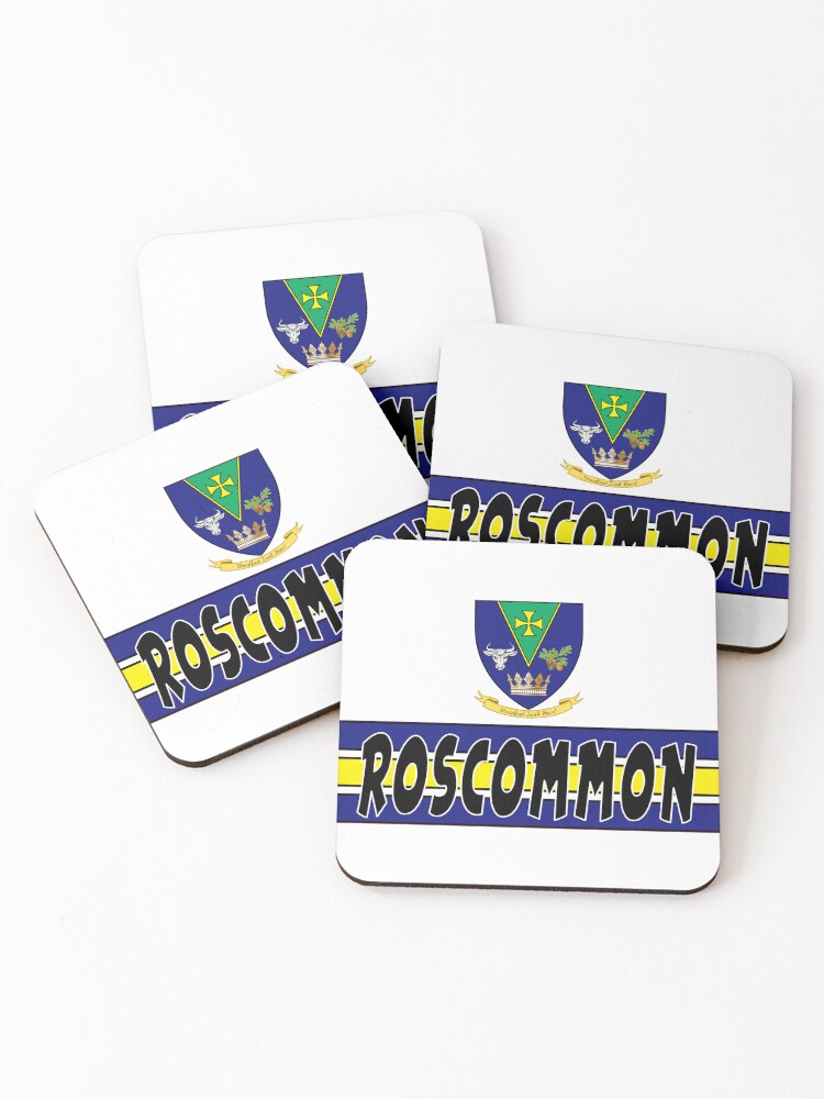 Thumbnail 1 of 5, Coasters (Set of 4), COUNTY ROSCOMMON designed and sold by CathalDevlin.