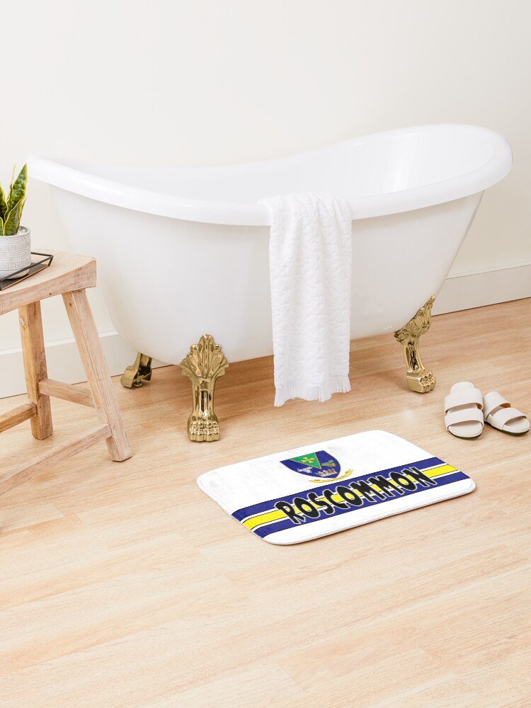 Thumbnail 2 of 6, Bath Mat, COUNTY ROSCOMMON designed and sold by CathalDevlin.