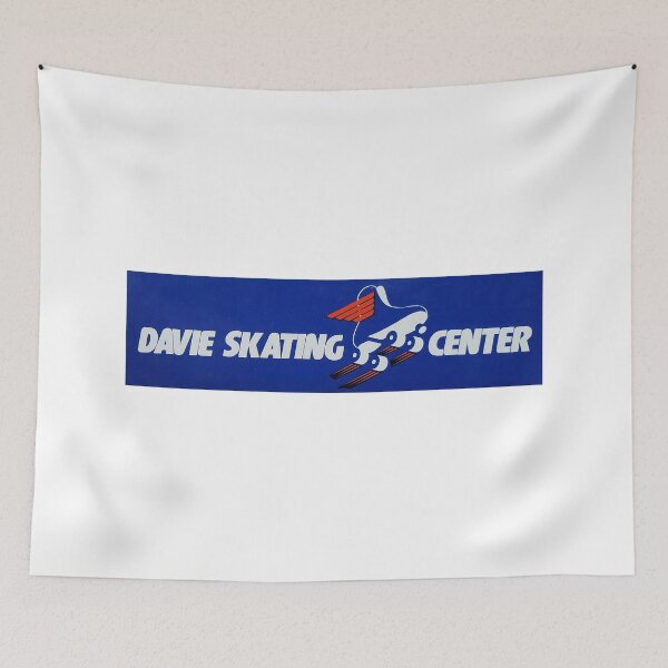 Item preview, Davie Skating Center Davie Florida Roller Skating Rink Sticker Decal Label designed and sold by tislord.
