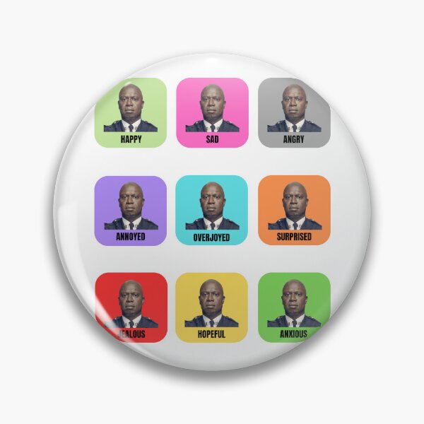 Item preview, The many faces of Captain Raymond Holt designed and sold by SuperNeato.