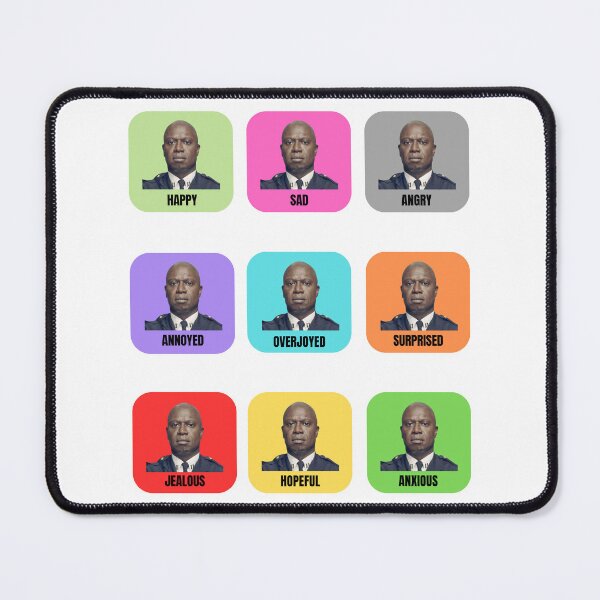 Item preview, The many faces of Captain Raymond Holt designed and sold by SuperNeato.