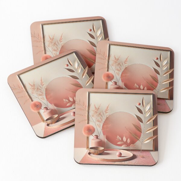 Item preview, Peach Bloom in Golden Fram designed and sold by yaser1234.