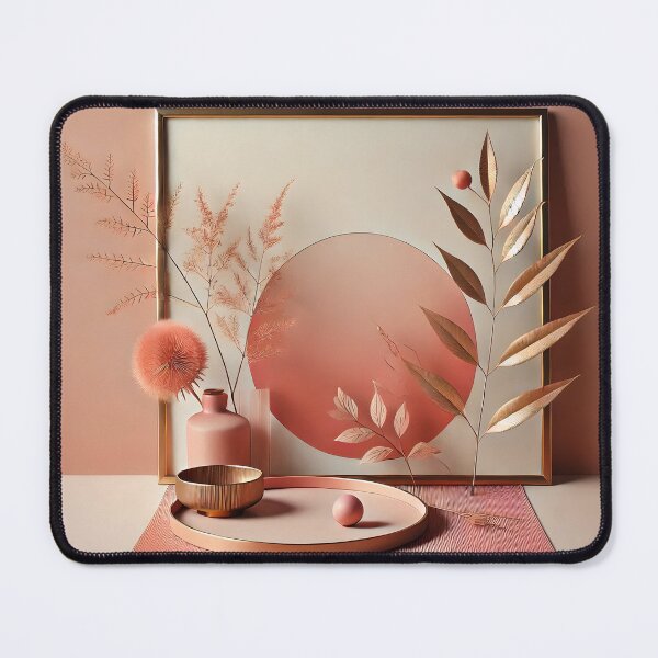 Item preview, Peach Bloom in Golden Fram designed and sold by yaser1234.