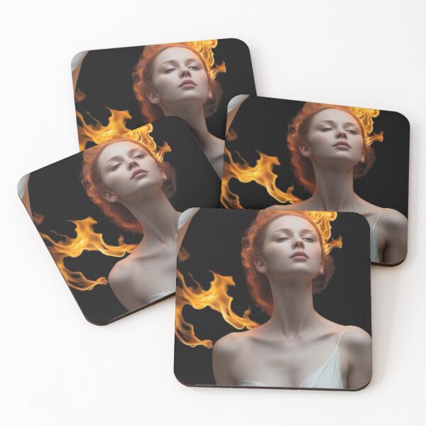 Item preview, The Woman with the Flame Hair designed and sold by Farbenmieze.