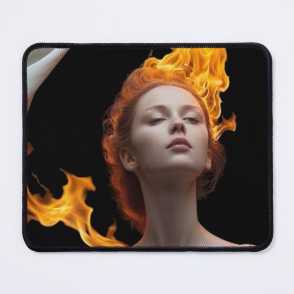 Item preview, The Woman with the Flame Hair designed and sold by Farbenmieze.