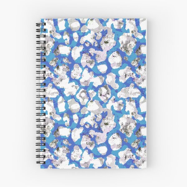 Item preview, animalier camouflage blue white designed and sold by Alessandro Remo Mazzoni Remotextiles.