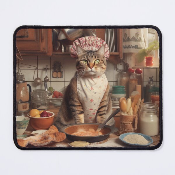 Item preview, Messy chef cat designed and sold by Juli M..