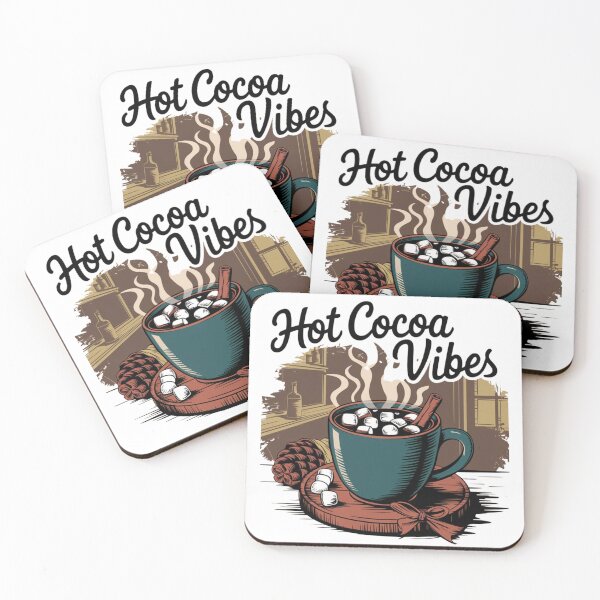 Item preview, Hot Cocoa Vibes Celebration for Chocolate Lovers designed and sold by JustCrafted.