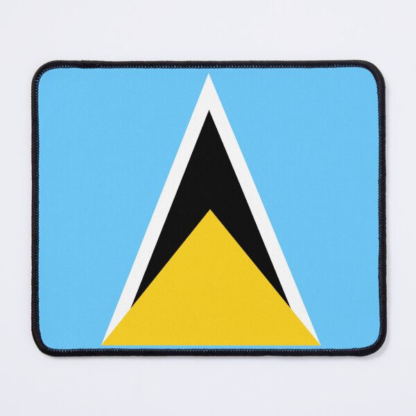 Item preview, Flag of Saint Lucia designed and sold by TinaJostDesigns.