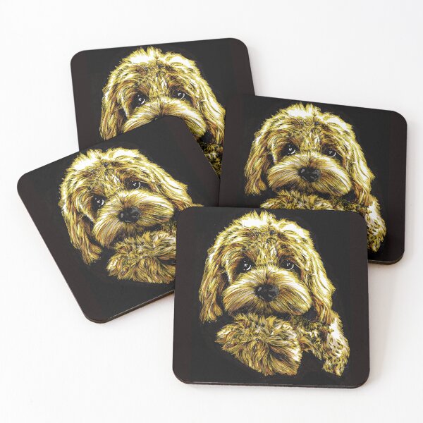 Item preview, Goldendoodle Art, all products depict this Original, Hand Drawn Very Colorful Art, Created over a 30 hour period designed and sold by Kris Curran.