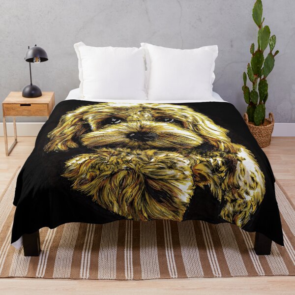 Item preview, Goldendoodle Art, all products depict this Original, Hand Drawn Very Colorful Art, Created over a 30 hour period designed and sold by Kris Curran.