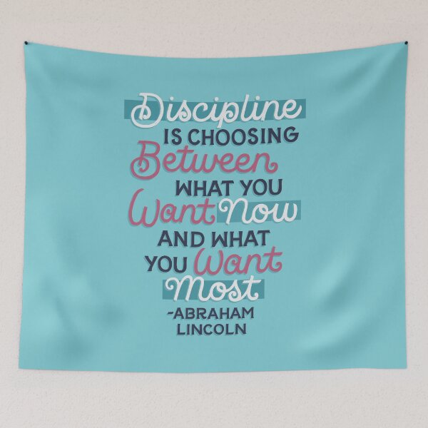 Item preview, Discipline Motivational Quote designed and sold by polliadesign.