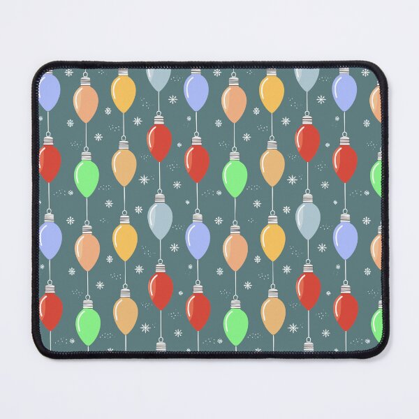 Item preview, Retro Christmas Lights Pattern designed and sold by ArtFactoryAI.