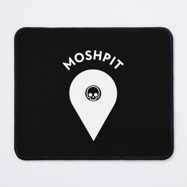 Item preview, Moshpit You Are Here Skull Map Pin (White) designed and sold by DropDeadDsgns.