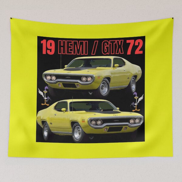 Item preview, "1972 Plymouth GTX HEMI Muscle Car | Vintage Mopar Apparel for Car Enthusiasts" designed and sold by Mrpalaad.