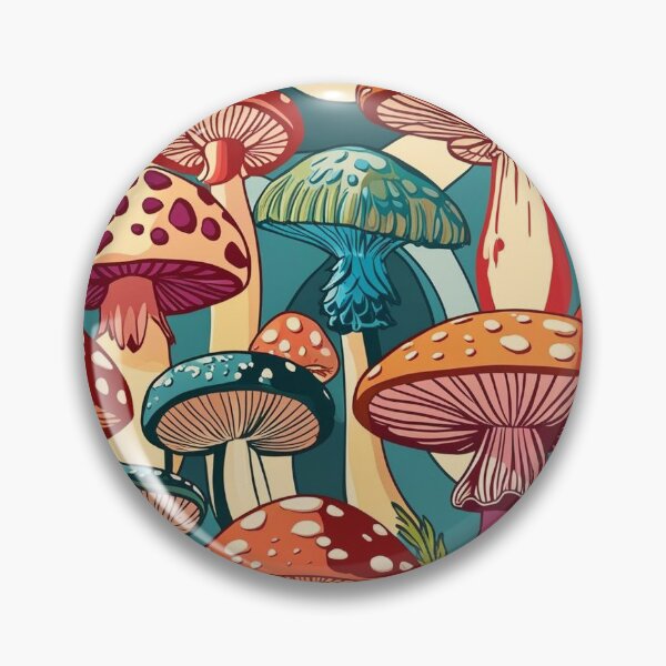 Item preview, Whimsical Mushroom Wonderland Pattern designed and sold by Arthaven10 ⭐⭐⭐⭐⭐.