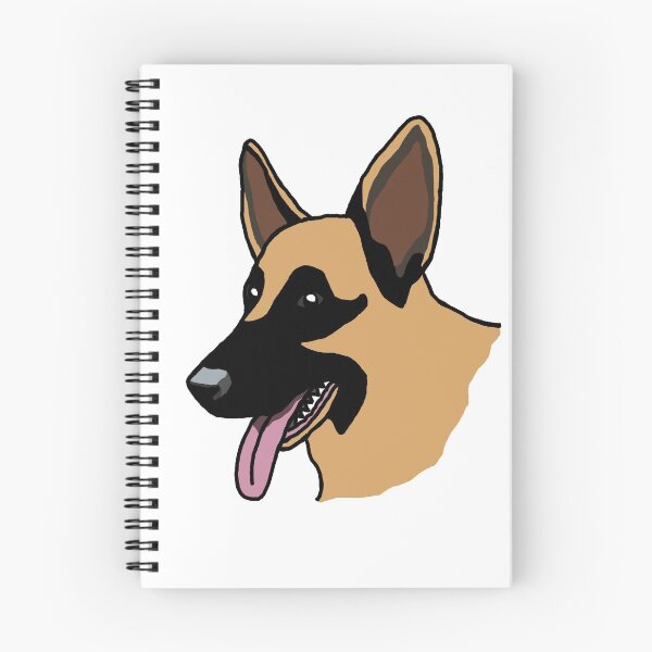 Item preview, Dog, german shepherd, cartoon designed and sold by nijess.